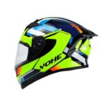978-2 Yohe Helmet Gloss Fluo Yellow Red Blue