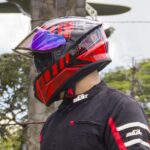 981 Yohe Helmet Gloss Red Black